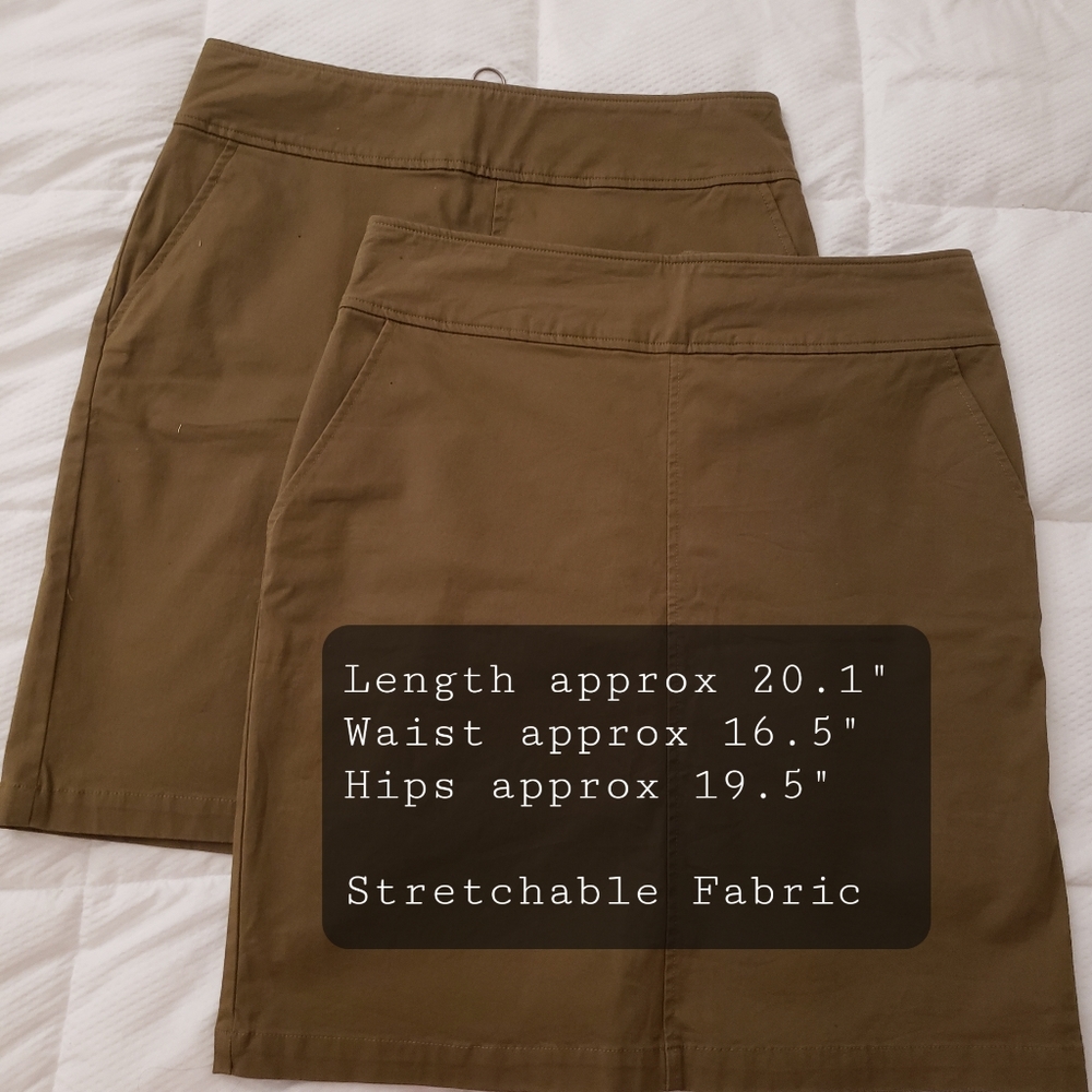 Forever 21 - Both same Kaki Skirts